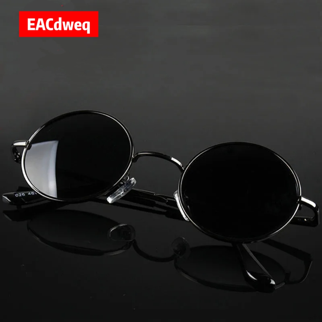 Vintage Fashion Enthusiasts - Retro Vintage Round Sunglasses Men Brand