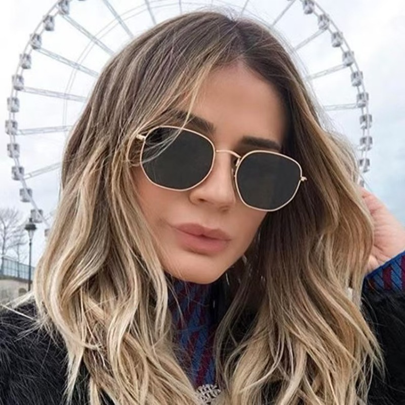 Round punk Sunglasses Men Luxu - Vintage Outdoor Fashion 评论和价格