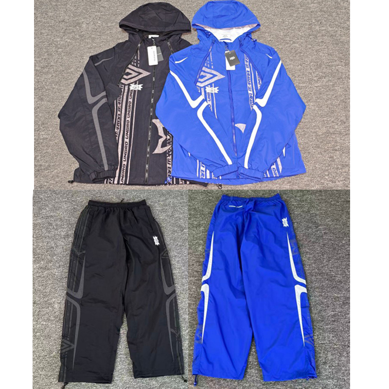 Men Y2K Blue Striped MERTRA Ho - Vintage Windbreaker Nylon 评论和价格