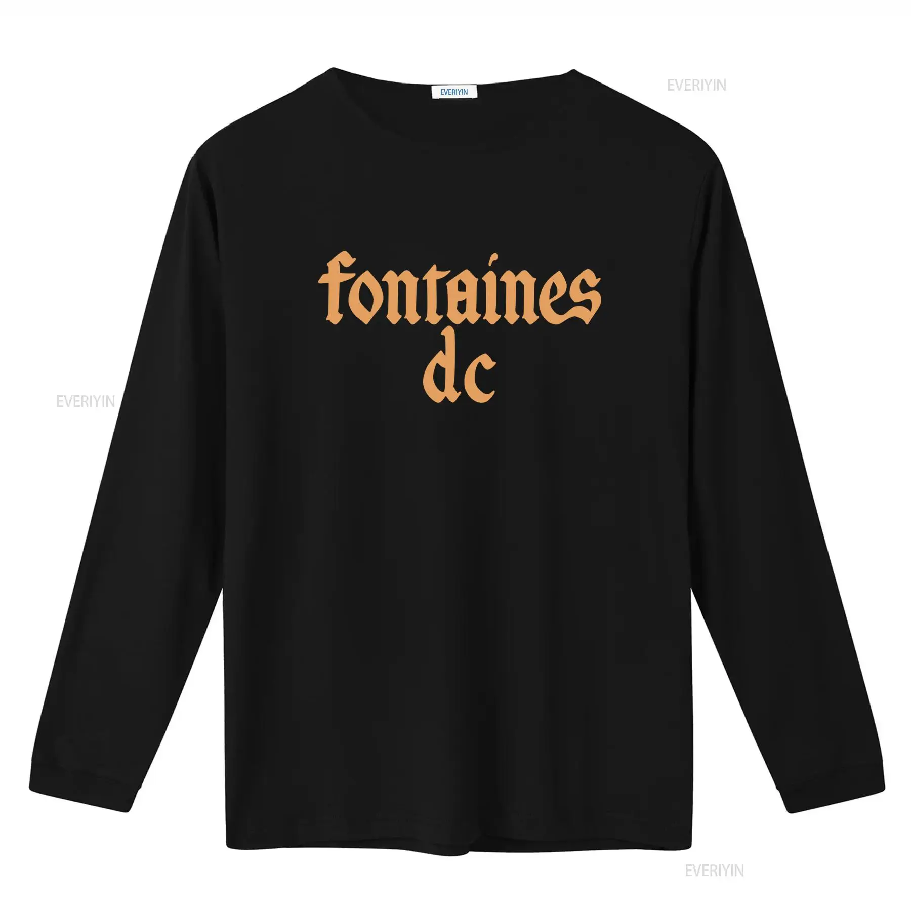 Fontaines D C 'Gothic Logo' Bl - Vintage Fashion Jersey 评论和价格