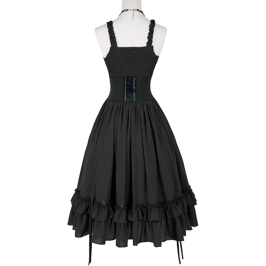 Women Gothic Dress Corset Slip - Vintage Fashion Dresses 评论和价格