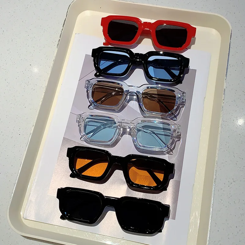 Vintage Rectangle Frame Sungla - Vintage Outdoor Fashion 评论和价格