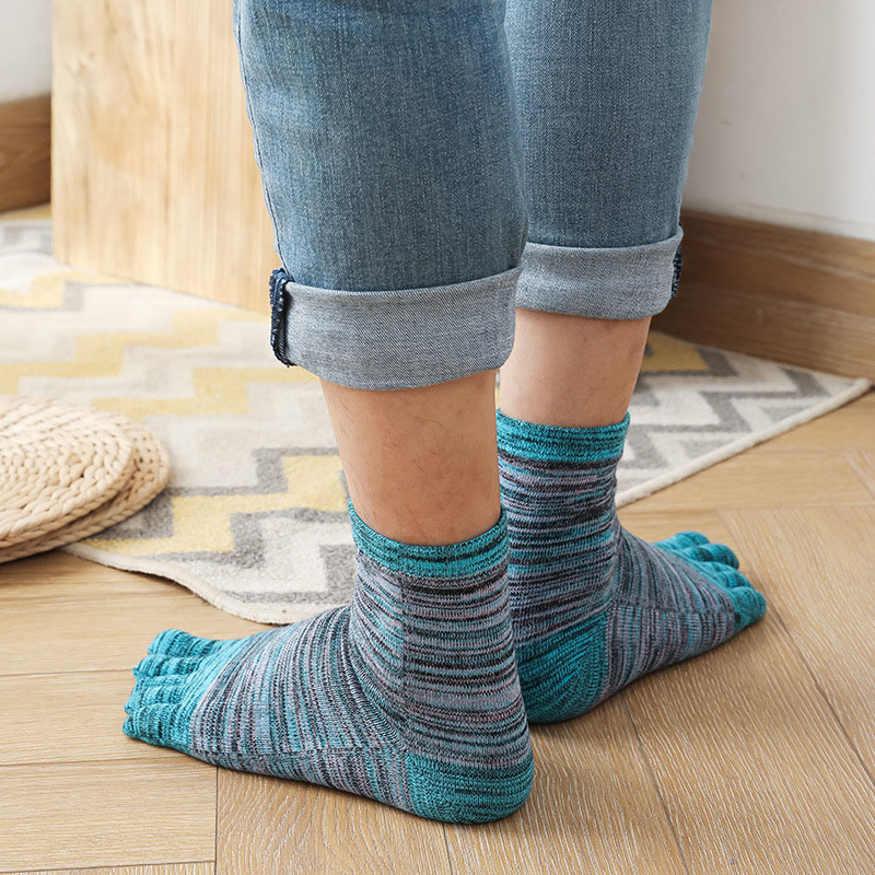 1/5 Pairs Man Colorful Toe Hap - Vintage Fashion Enthusiasts 评论和价格