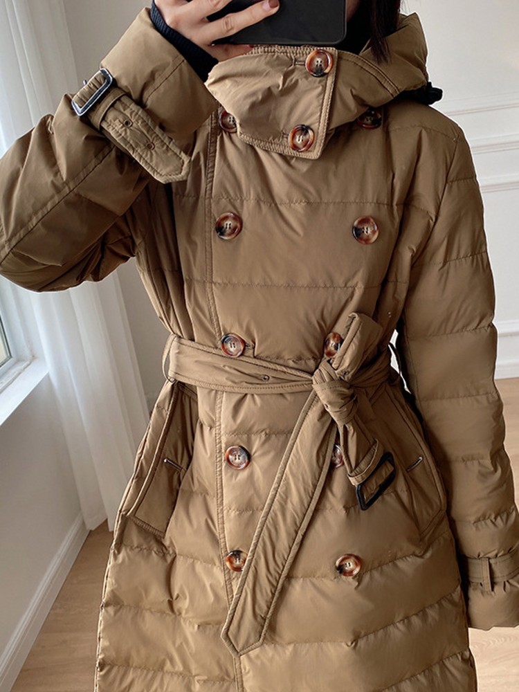 Women Winter Windbreaker Long  - Vintage Windbreaker Nylon 评论和价格